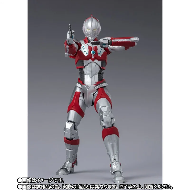 Oryginalna oryginalna Bandai Anime Ultraman SUIT ZOFFY animacja SHF zabawki modele postaci prezenty kolekcjonerskie ozdoby dla dzieci