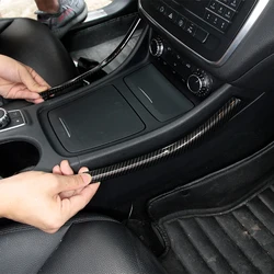 For Mercedes Benz A/GLA/CLA Class 200 220 260 W176 A180 Car Center Console Panel Trim Decoration Sticker ABS interior Accessory