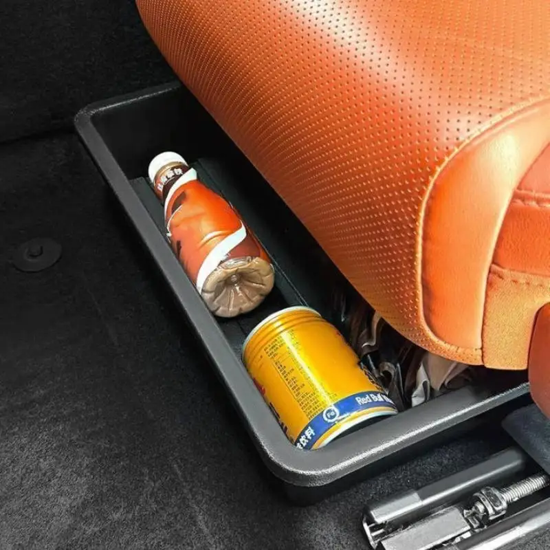 Under Seat Storage Box Universal Car Seat Bottom Organizer Box Removable Storage Box Gadget Case Universal Accessories
