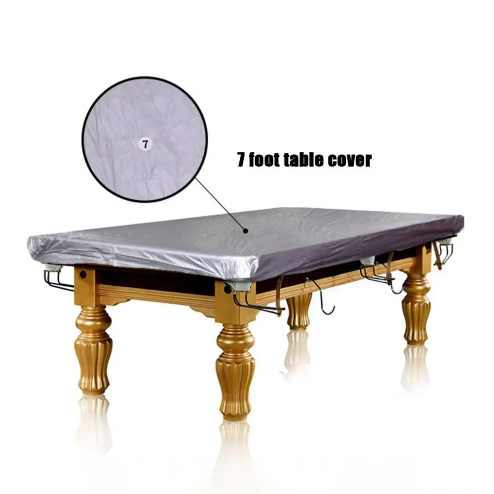 10 Feet Pool Table Cover Heavy Duty Waterproof Pool Table Cover for Billiard Snooker Tables Durable Dust for 7/8/9/10/12ft