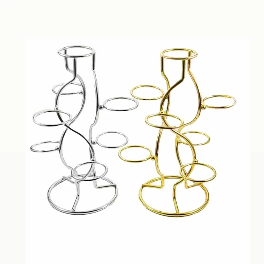 Multi-Layer Crystal Ball Holder Stand Tiered Metal Display Rack Sphere Base Mineral Specimen Gemstone Home Decor