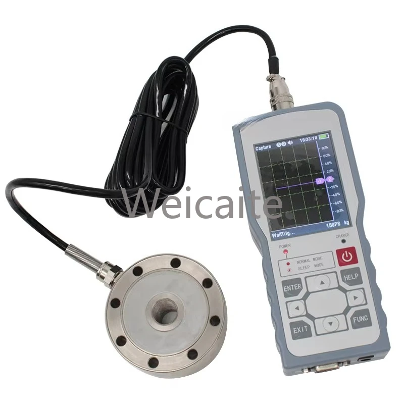 

Portable Handheld Dynamometer Tension Pressure Digital Tool Data Collection 1920 Times/second LCD Meter