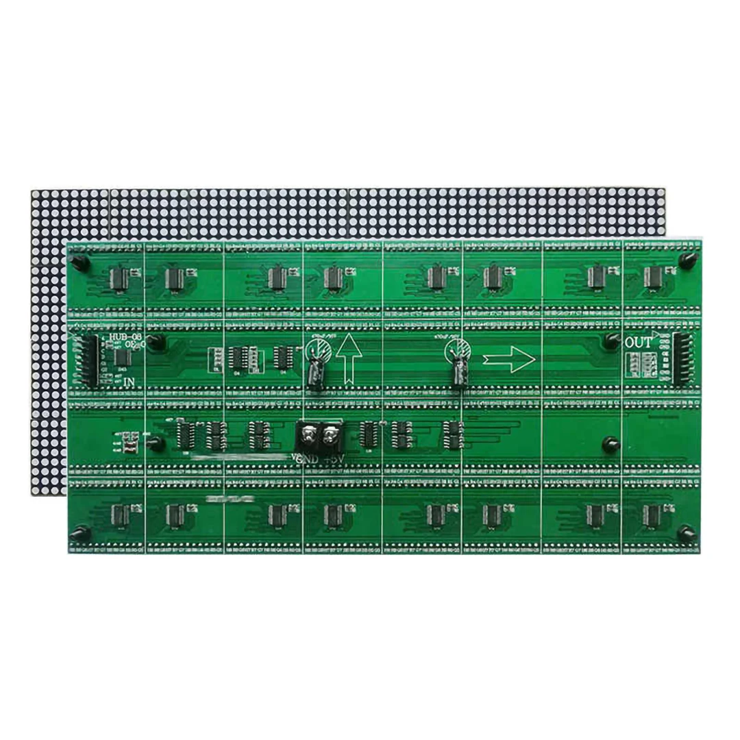 Módulo LED de doble Color con entramado Led de matriz de puntos F3.0 para instalar pantalla LED 256*128mm 64*32 píxeles pantalla LED interior