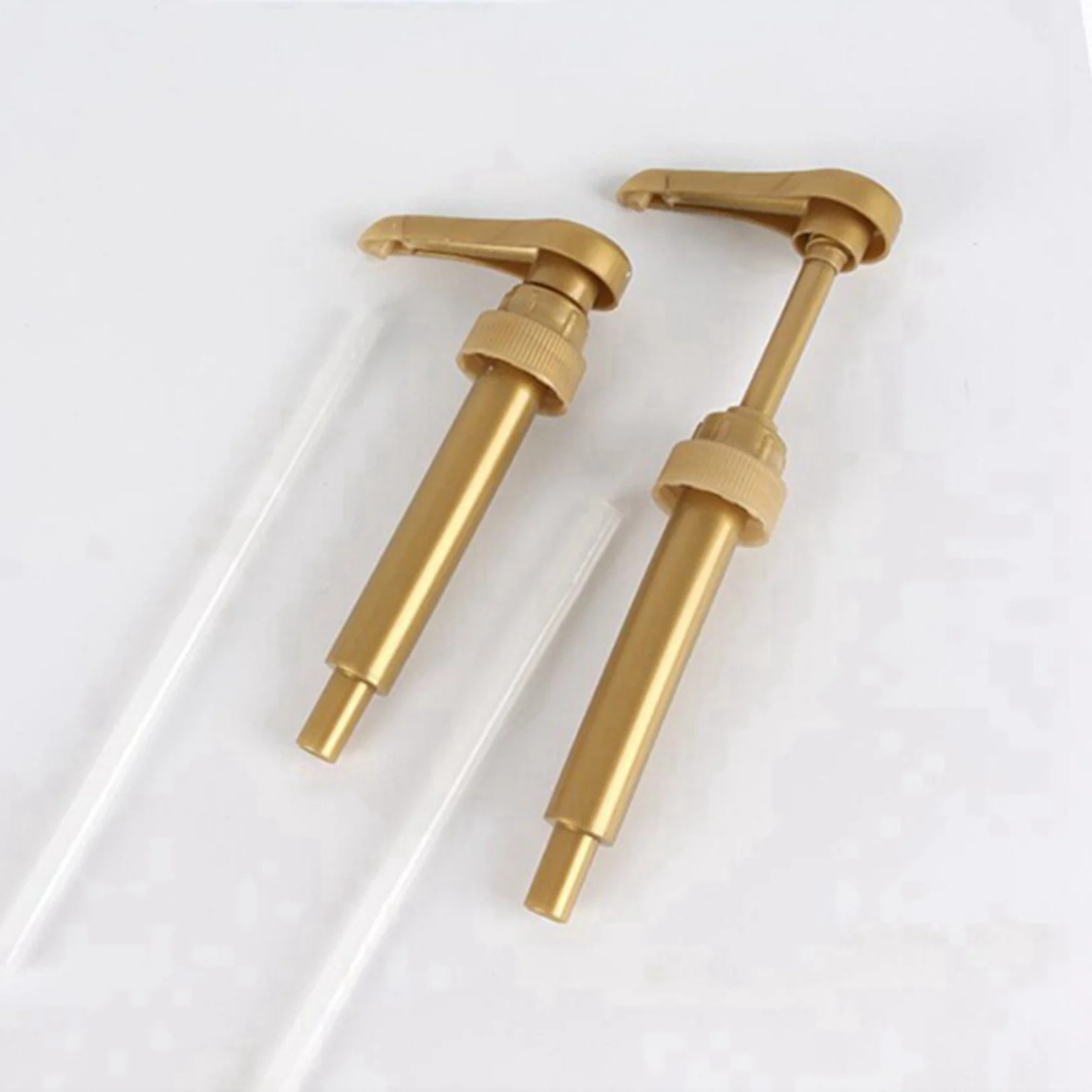 ABBK-20 pçs café leite chá dispensador xarope bomba ouro dispensador de líquido para torani xarope 8ml suco garrafa dispensador bomba