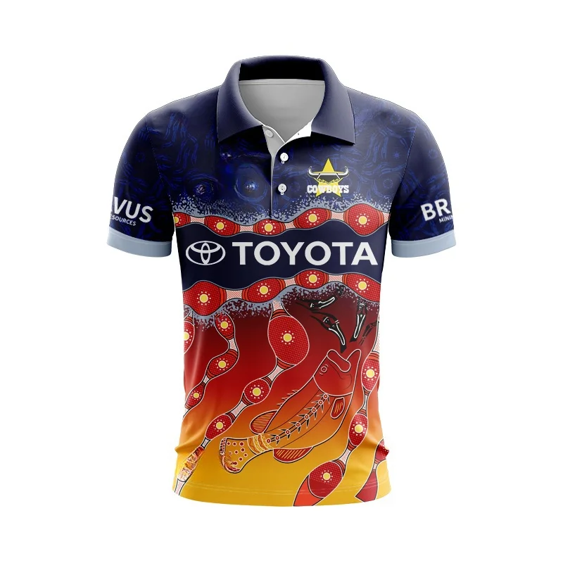 

POLO North Queensland Cowboys Mens 2024 Indigenous Jersey