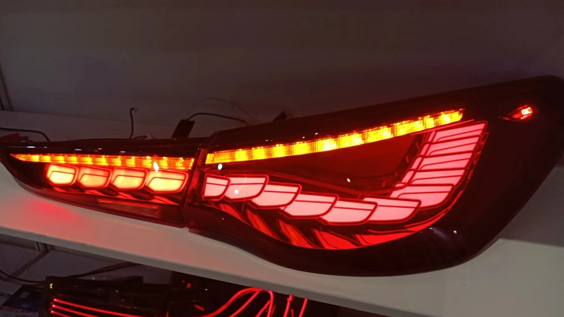 مجموعة المصابيح الخلفية G82 M4 & G22 4 Series Coupe متتابعة OLED GTS لـ 'BMW المصابيح الخلفية M440iX 420i 430i 2020-2026 #4