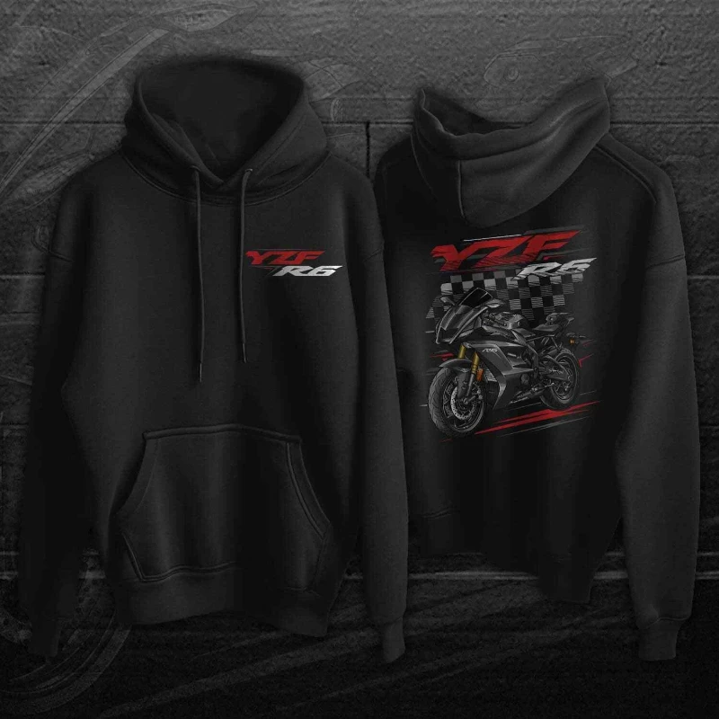 

2025 Autumn and Winter Motorcycle Hoodie for YZF Riders High-end Luxury Is for Both Men and Women Top Y2k