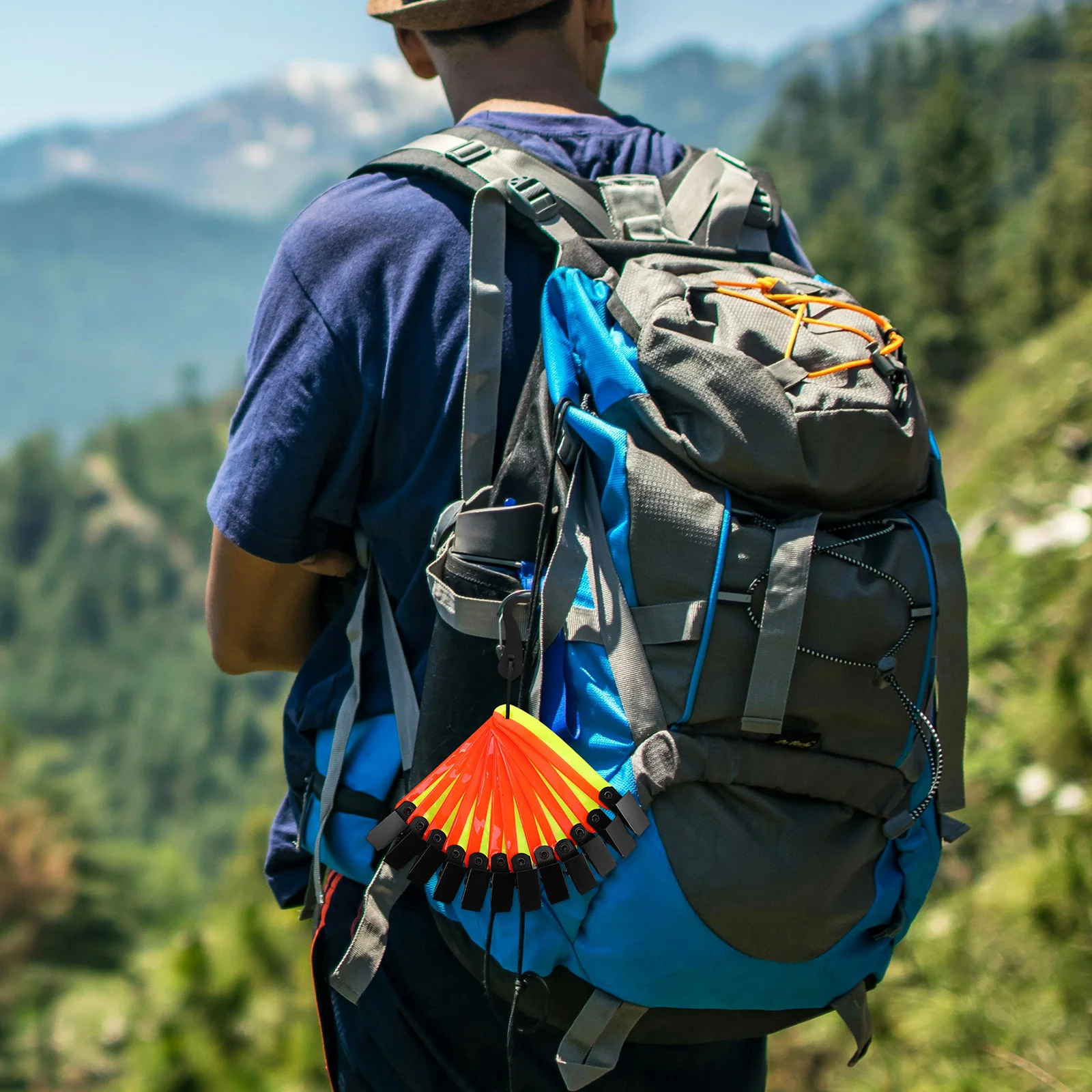 24 قطعة في الهواء الطلق عاكس درب علامات مقاطع عالية الوضوح درب الجري التخييم الصيد معدات السلامة الأشرطة العاكسة شجرة