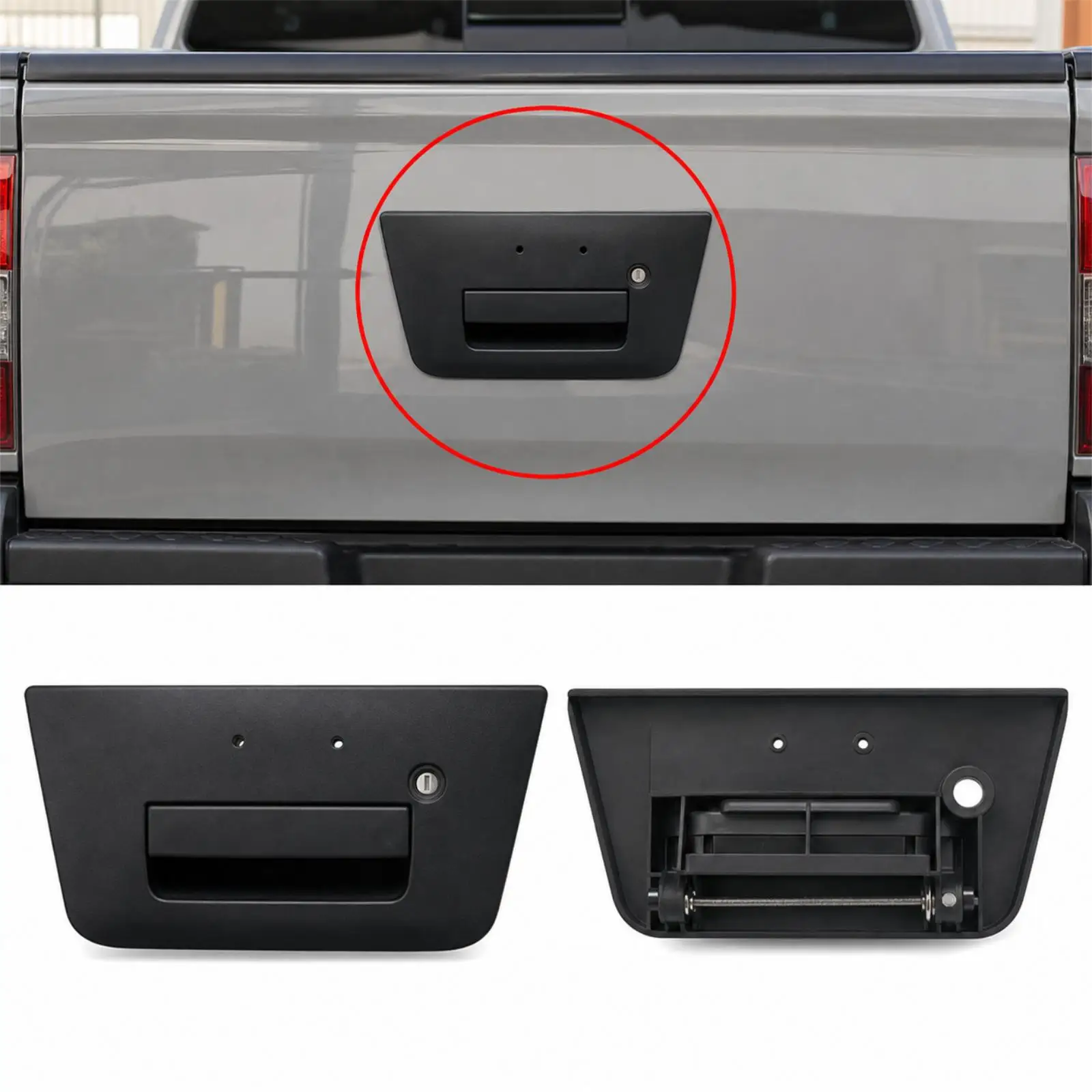 Car Tailgate Handle Black High Performance Car Accessories Rear Tail Gate Latch Rear Door Handle 90606-ea810 for Nissan