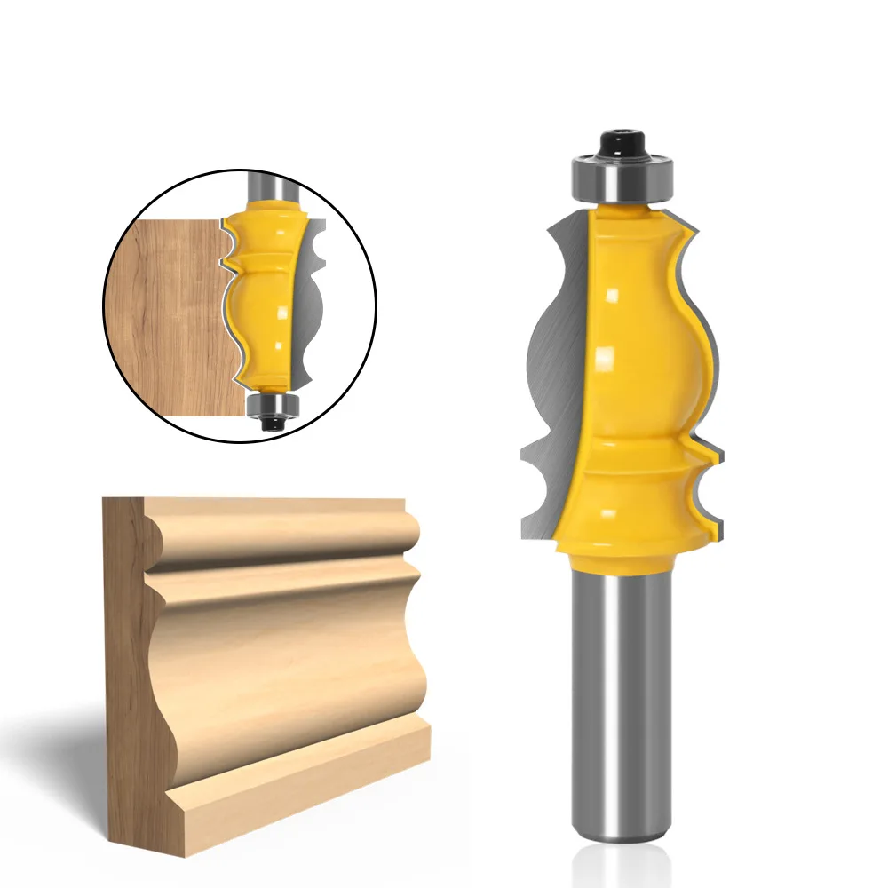 Mèche de routeur de moulage Architectural, coupe-Tenon pour outils de travail du bois, accoudoir en queue de poisson, mèche de routeur pour le travail du bois, 1 pièce