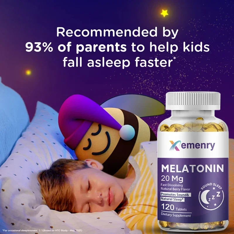 Adult Melatonin Softgels Help You Fall Asleep, Maintain Sleep Quality, and Maximize Your Immune System view 5