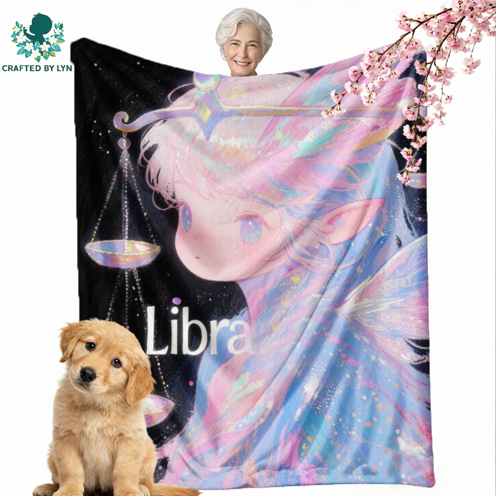 

Flowers,Animal,Constellation| Flannel | Room Decor Blanket, Camping Stuff,Festive Gift Selectio | Soft and delicate | Keep warm