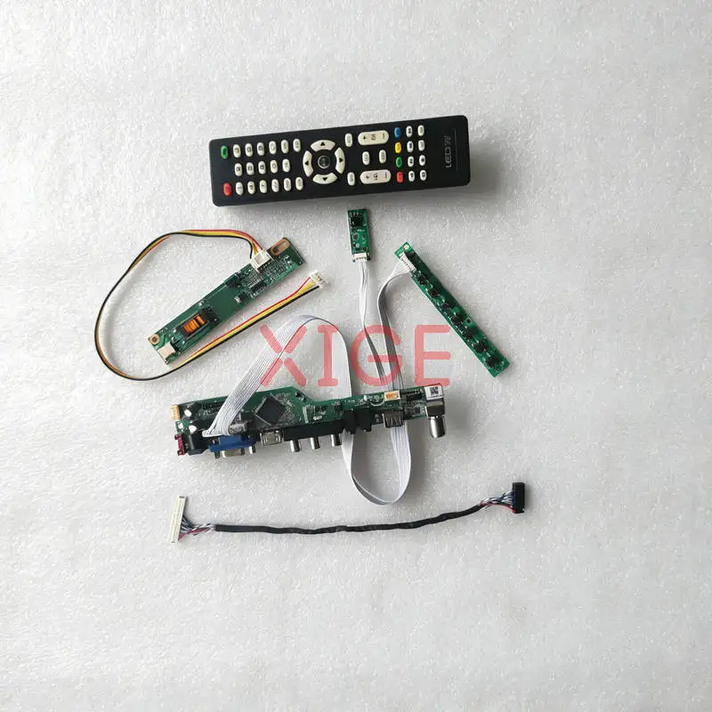 

Matrix Controller Board Fit LTN154AT10 LTN154AT07 LTN154AT09 LTN154AT01 HDMI+VGA+AV+USB LVDS 30-Pin 1280*800 1280x800 1-CCFL Kit
