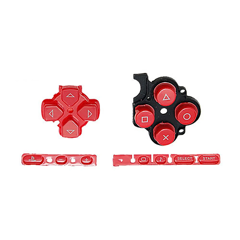 Otent botões da esquerda direita selecione início botão chave almofada conjunto reparação substituição para sony psp 3000 magro console