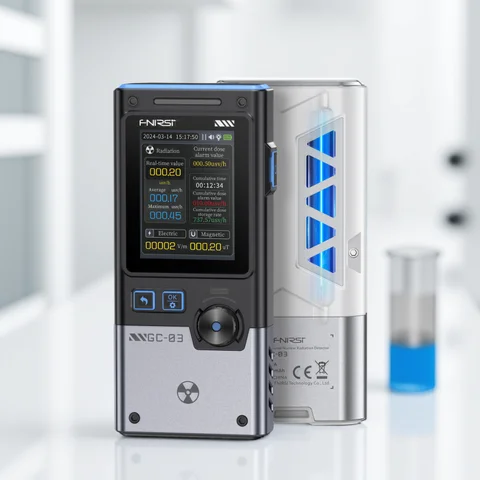 FNIRSI GC-03  3-IN-1 Electromagnetic Radiation Detector, Electric & Magnetic Field Strength, RF Power, Temperature Monitor