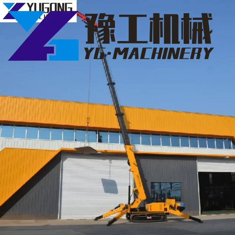 YG Electric Remote Control Mini Spider Crane Product Mini Spider Crane Auxiliary Boom Can Be Added Crane Suplierfor for Sale