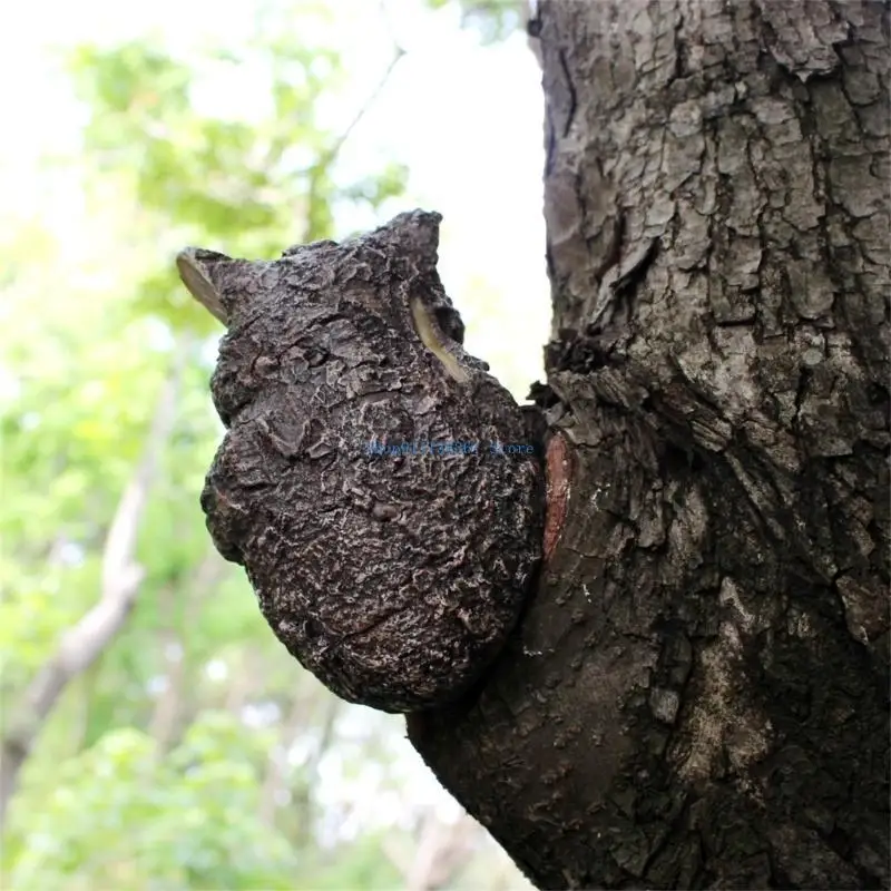 

H05E Resin Owl Tree Hanging For Garden Balconies And Courtyards Decoration