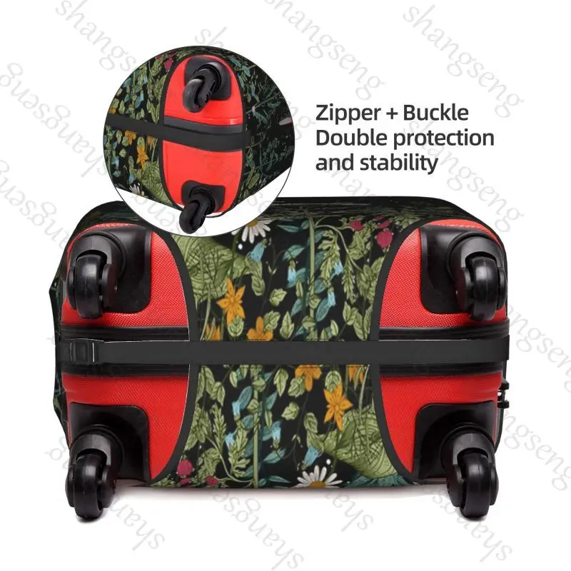 حقيبة حماية لحقيبة السفر على شكل زهرة القمر، غطاء حقيبة السفر، حماية مرنة، غطاء أمتعة قابل للغسل، 18-32 بوصة #2