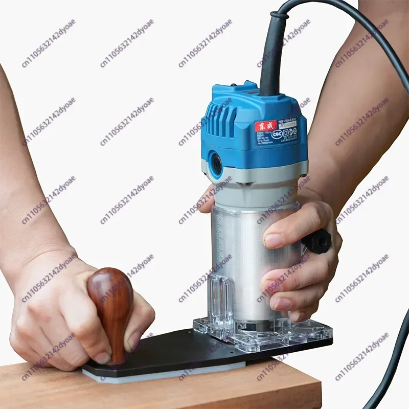 Transparent Router Base with Locking System, Aluminium Alloy, 65mm Trimmer for Precision Woodworking