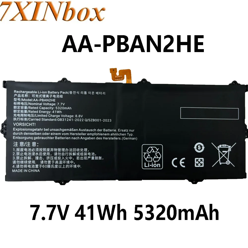 

7XINbox AA-PBAN2HE 7.7V 41Wh 5320mAh Laptop Battery For Samsung Galaxy Book Go 340XDA NP340XLA NP340XLA-KA1US NP340XLA-KA5US