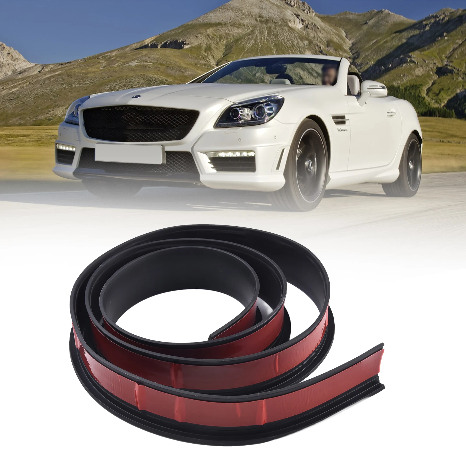 Wheel Eyebrow Trim for Nissan For Leaf PVC Fender Protection Strip Compatible with Standard Wheel Arch Curves and Contours