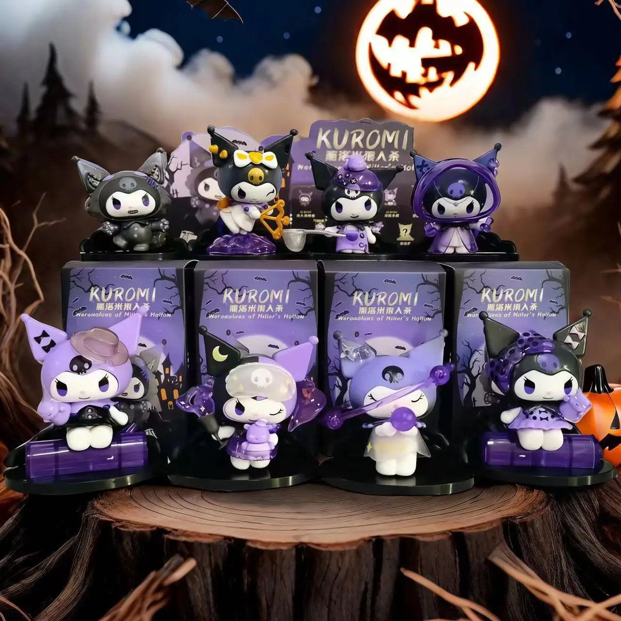 

8PCS Werewolf Kill Series Kulomi Blind Box Handheld Trendy Play Blind Box Toy Desktop Car Decoration Ornament