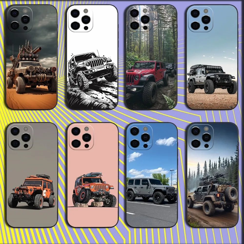 

CAR Jeeps-S off-road SUV Phone Case For iPhone 16,15,14,13,12,11,Pro,X,XS,Max,XR,Plus,Mini Soft Black Cover