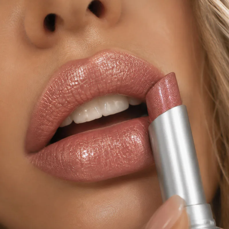 JUJU DREAM Shimmer Nude Lipstick Long Lasting Moisturizing Glossy Lip Makeup Waterproof Non-stick Cup Beauty