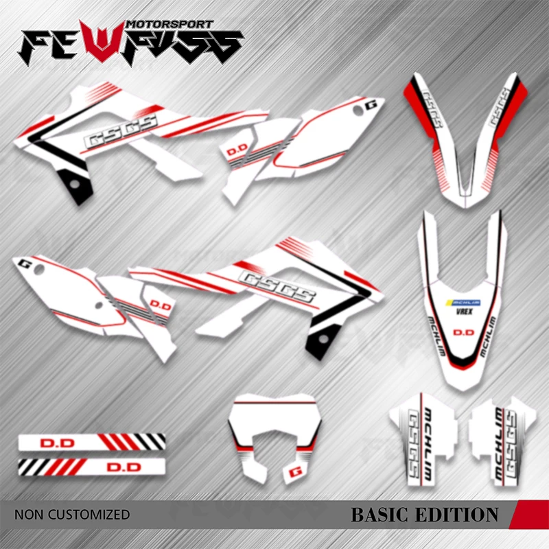 

Fewfuss для газового газа GASGAS EC 125 200 250 300 450 2012-2017 полная графика наклейки наклейки мотоцикл фон индивидуальное имя