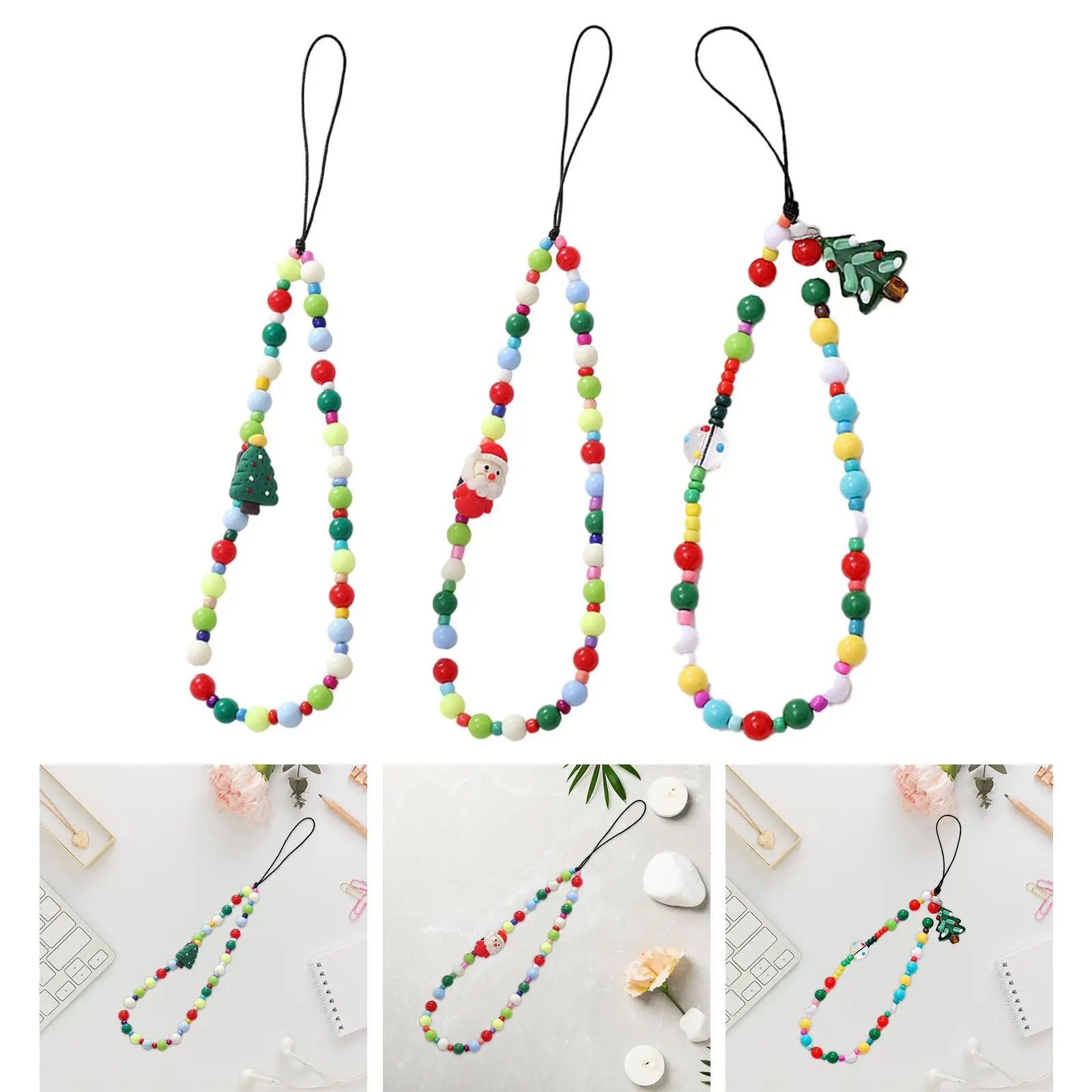 

Аксессуары для ремешка для телефона, многофункциональное рождественское украшение для женщин с телефоном