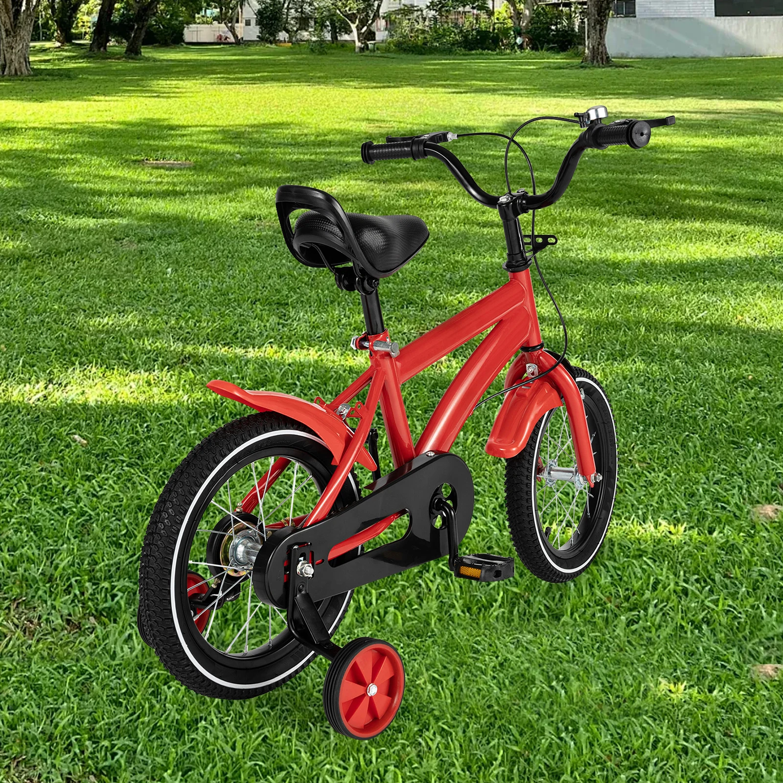 

Детский велосипед 14 дюймов, регулируемый детский велосипед, детский обучающий велосипед для детей с высотой 39,37-45,28 дюйма