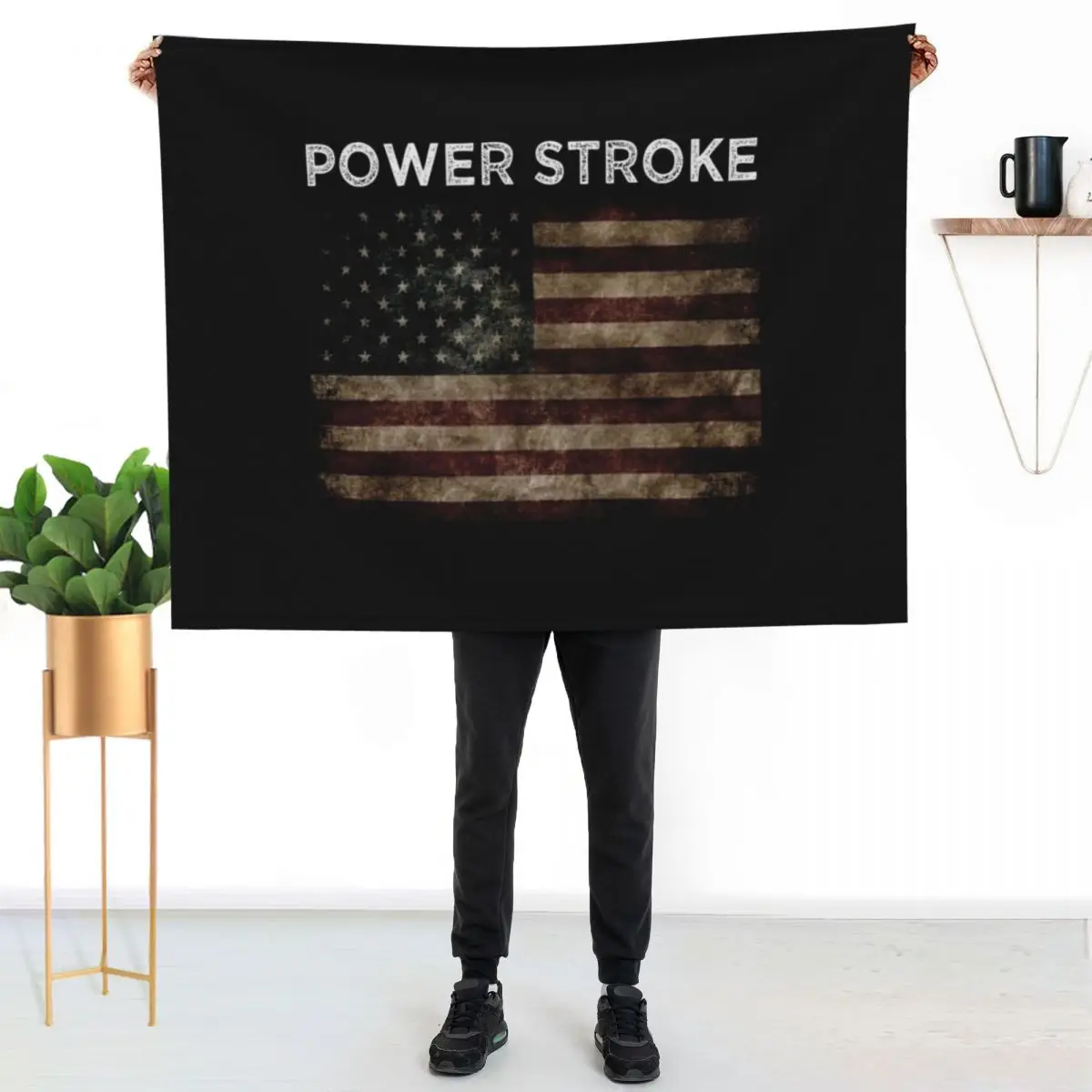 Power Stroke , PowerStroke Throw Blanket blankets ands Travel decorative Thins Summer Beddings Thermal Blankets