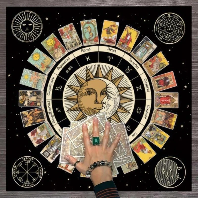 Metafizyczne MAT MAT Wahdulacje Współczynniki Ołtarz Ołtarz TableCloth Game Card Pad