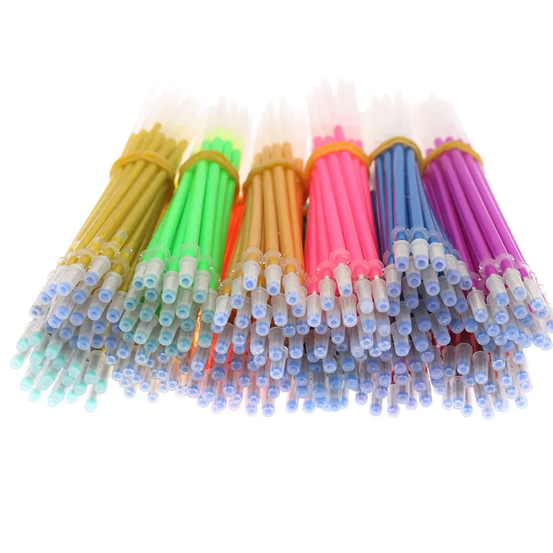 20pcs Cor Recarga 12 Cor Fluorescente Recarga Flash Recarga 0.8mm Criança Estudante Pintura Papelaria Escola Material de Escritório