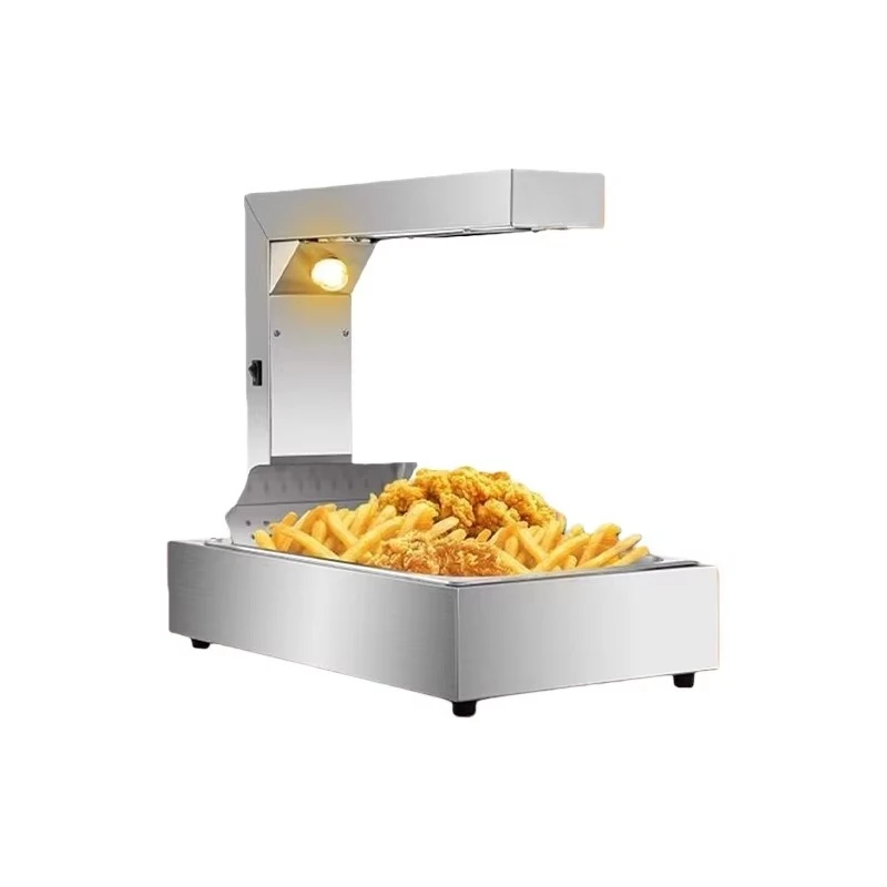 The commercial modern French frie heater stainless steel 220V 1000W electric French frie heating lamp is used in restaurants