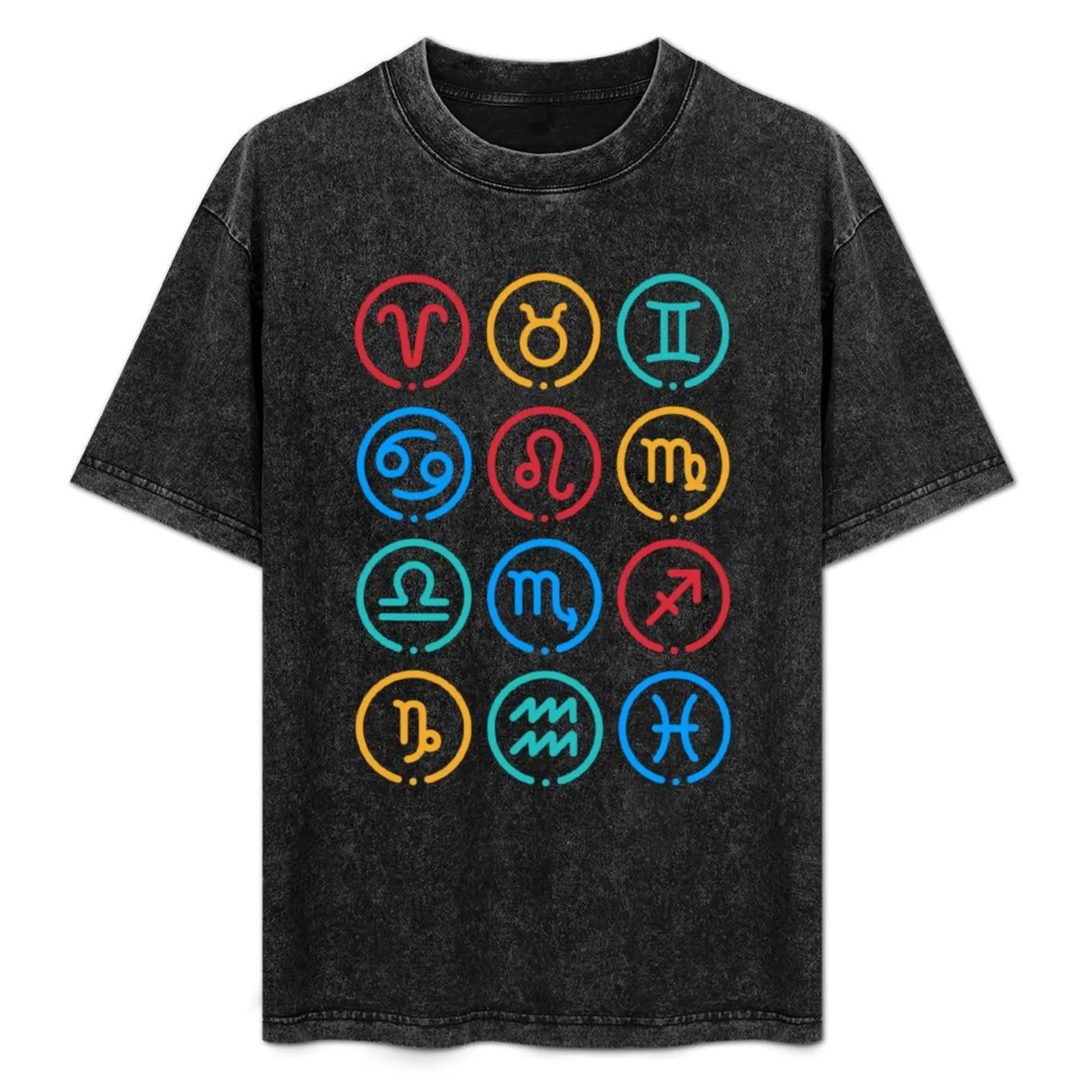 

All of zodiac sign horoscope T-Shirt man clothes Man t-shirt shirts graphic tee men