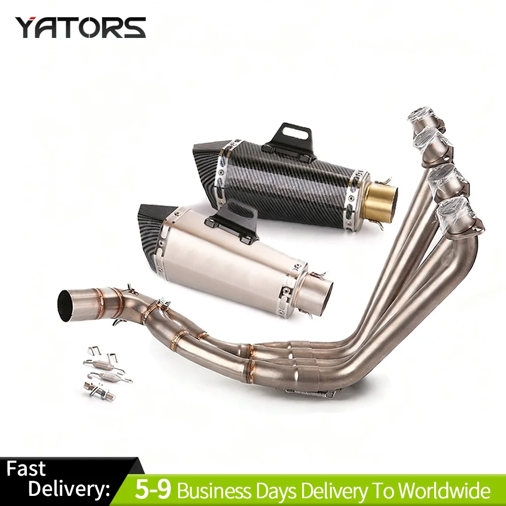 

Exhausts Pipes For Honda CBR650F CB650R CB650F 2014-2023 Exhaust System Front Pipe 51MM Muffler