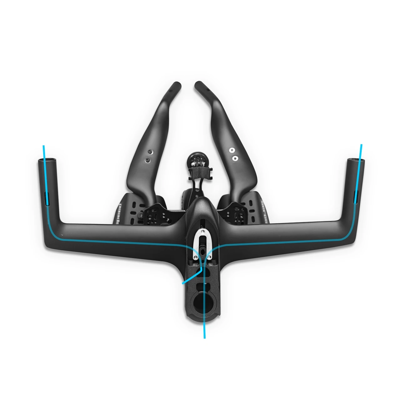 FALCO 2025 HB912-J ألياف الكربون دراجة المقود مع بقية ايرو بار 400/420 مللي متر الجذعية ضبط أجزاء الدراجات