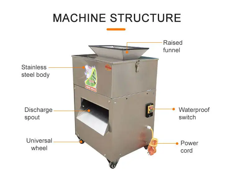 Commercial Small Meat Cube Dicer Chicken Duck Fish Chopping Dicing hine Fresh Meat Slicing Dicing hine
