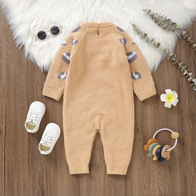 Newborn Baby Romper Cute Cartoon Cat Infant Girl Boy Jumpsuit Long Sleeve Autumn Toddler Clothes Fashion 0-18M Overalls Playsuit