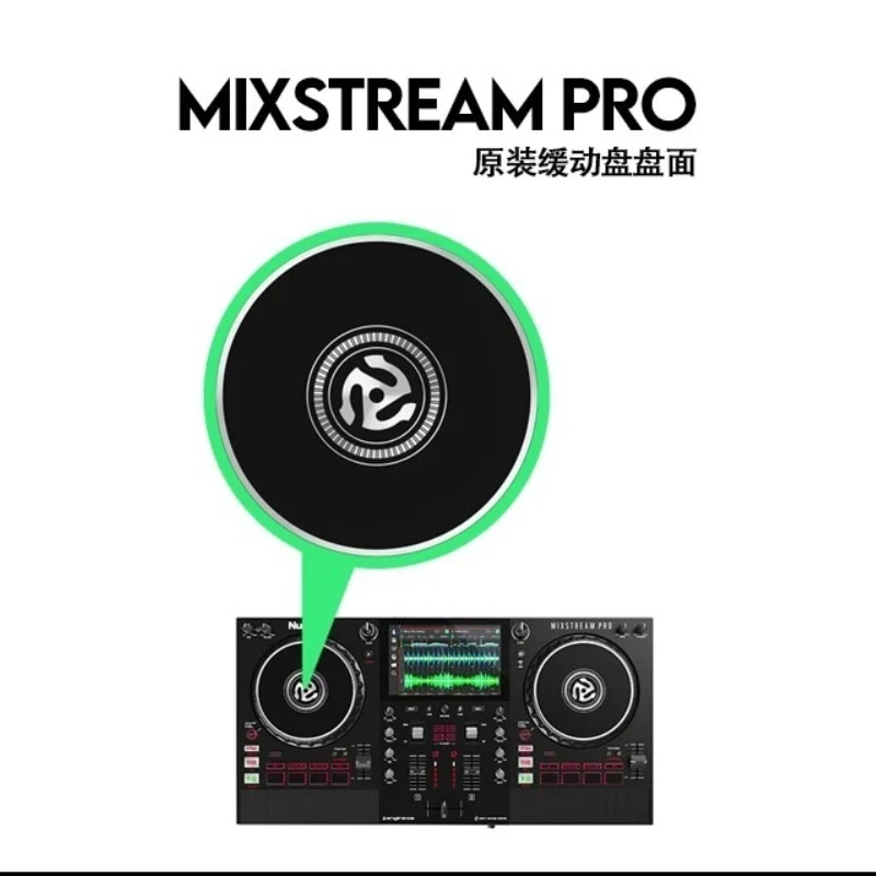numark-mixstream-pro-go-pro-oem-jog-wheel-replacement-metal-platter-disc-premium-cnc-aluminum-turntable-repair-part