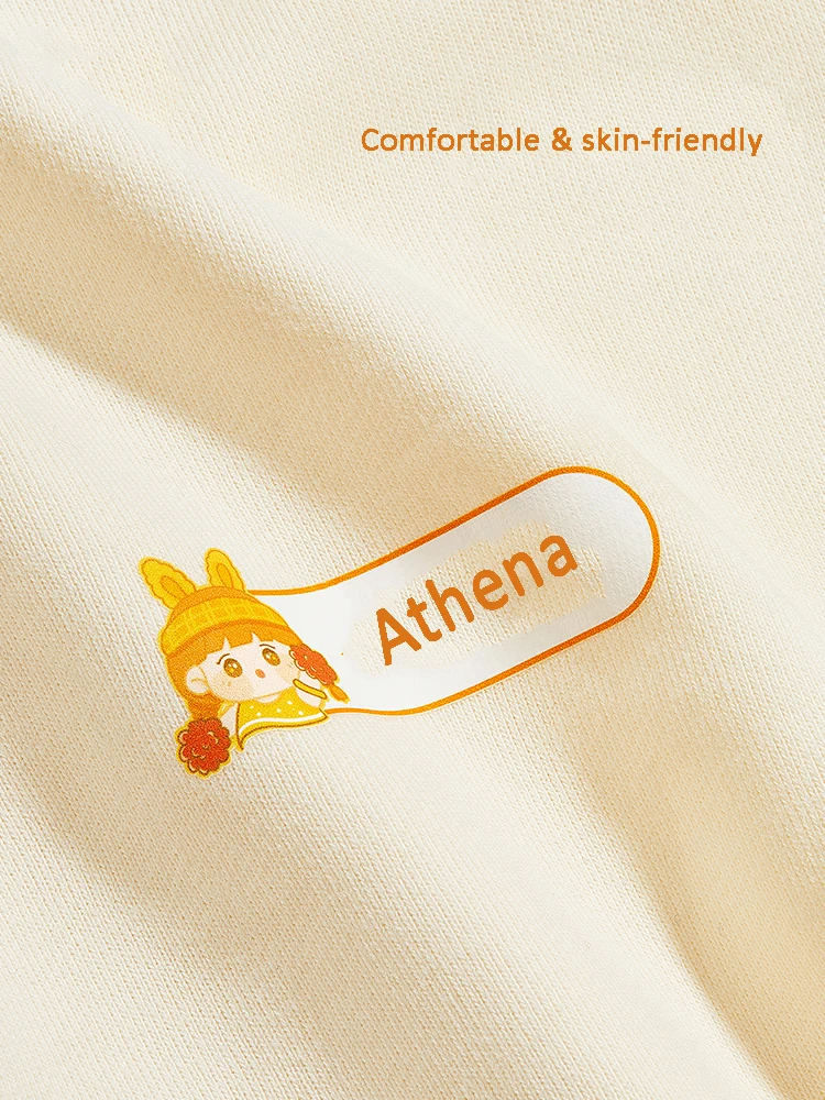 Customized Name Ironing Tag Cartoon Pattern Waterproof Sewing Free Clothes Name Sticker For Kids Children Schoolbag Hat Label