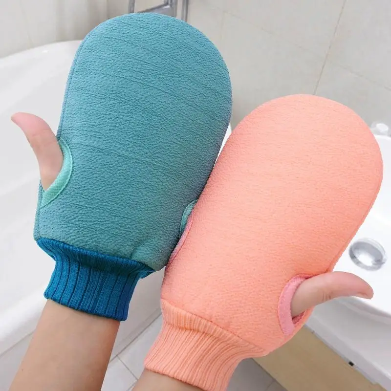1/2 Pcs Painless Scrubbing Towel Scrubbing Mud Scrubbing Dust Thickened and Enlarged Double-sided Scrubbing Back Shower Gloves