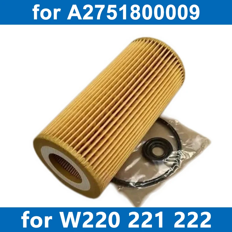 1/6/10PCS Car Oil Filter A2751800009 For W240 57 V240 62 W220 W221 W222 S600 S65L S650 S680 G65 CL/SL65 Engine M275/277/279/285