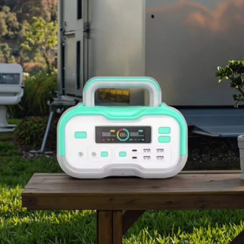 Portable power station generator multi-plug with socket overload protection safety