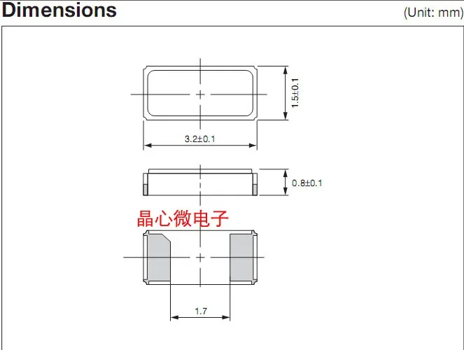 50 قطعة/الأصلي ST3215SB 32.768KHZ التصحيح السلبي شي ينغ مذبذب الكريستال 3215 32.768K 2 دبوس