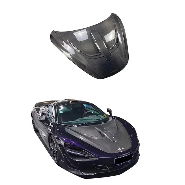 720S N style dry carbon engine hood for McLaren 720S dry carbon fiber engine hood