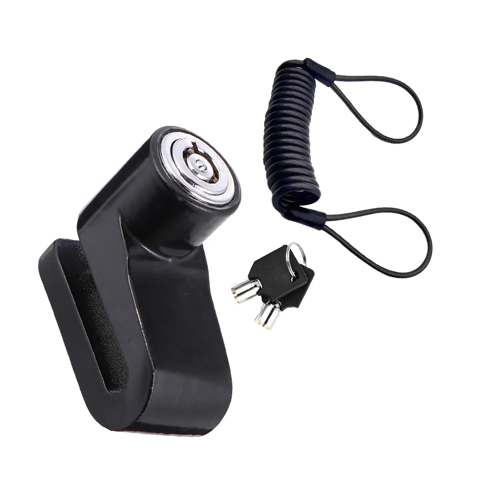 

Disc Brake Lock for Bikes Motorcycles Electric Scooters Steel Material Lightweight Compact Easy to Use Assemble Disassemble Anti