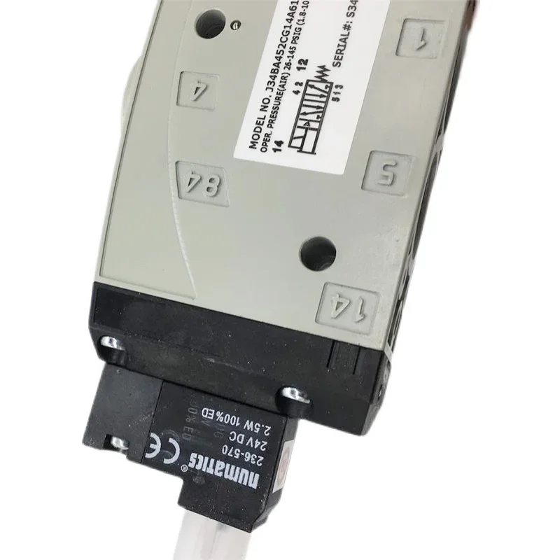 Shige fluid control ASCO solenoid valve J34BA2CG14A61 (1.8-10bar) numatics24vdc