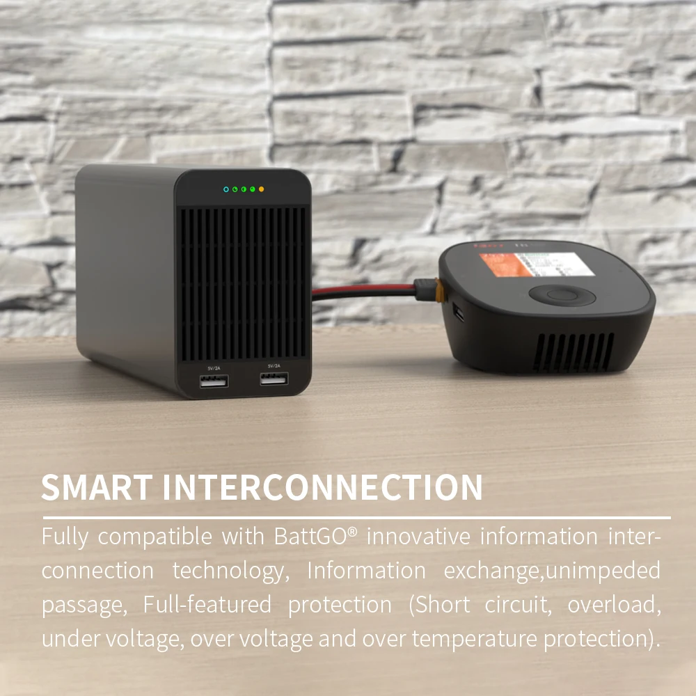 

ISDT SP2417 400W / SP2425 600W / SP2433 800W RC Battery Charger Adapter High Power Switch Smart Control with LED USB Charging